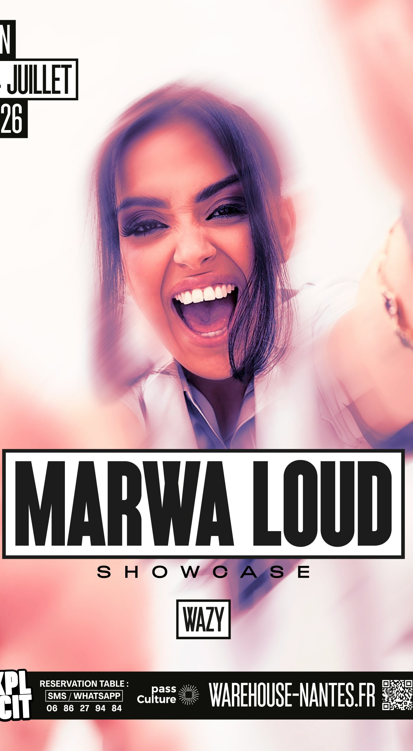 Marwa Loud en showcase