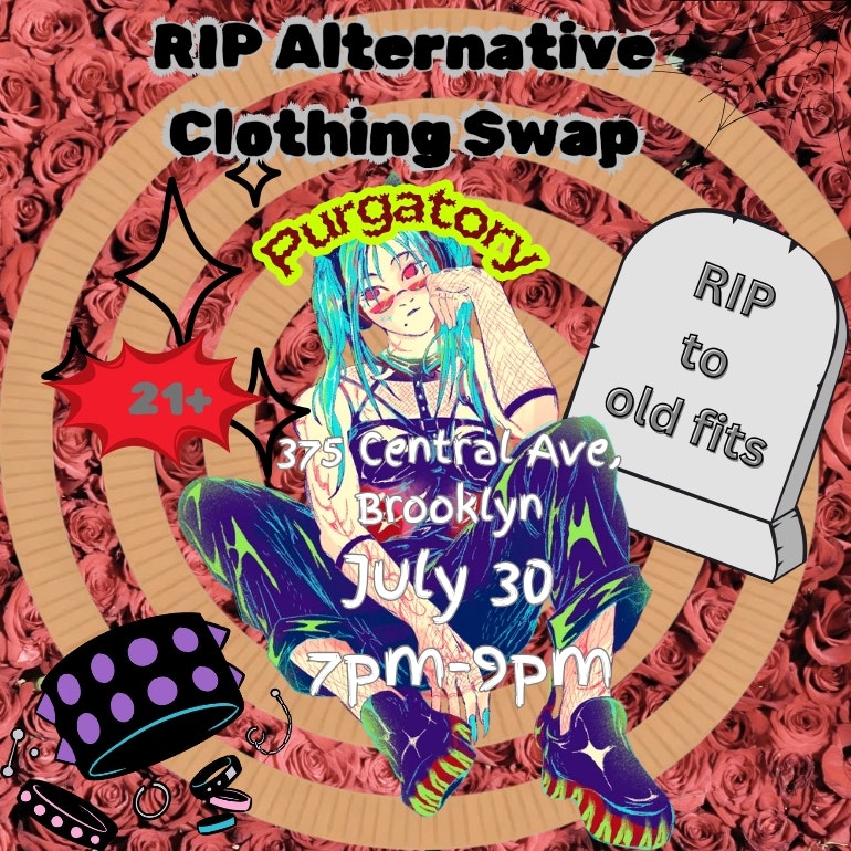 DOWNSTAIRS: RIP Alternative Clothing Swap
