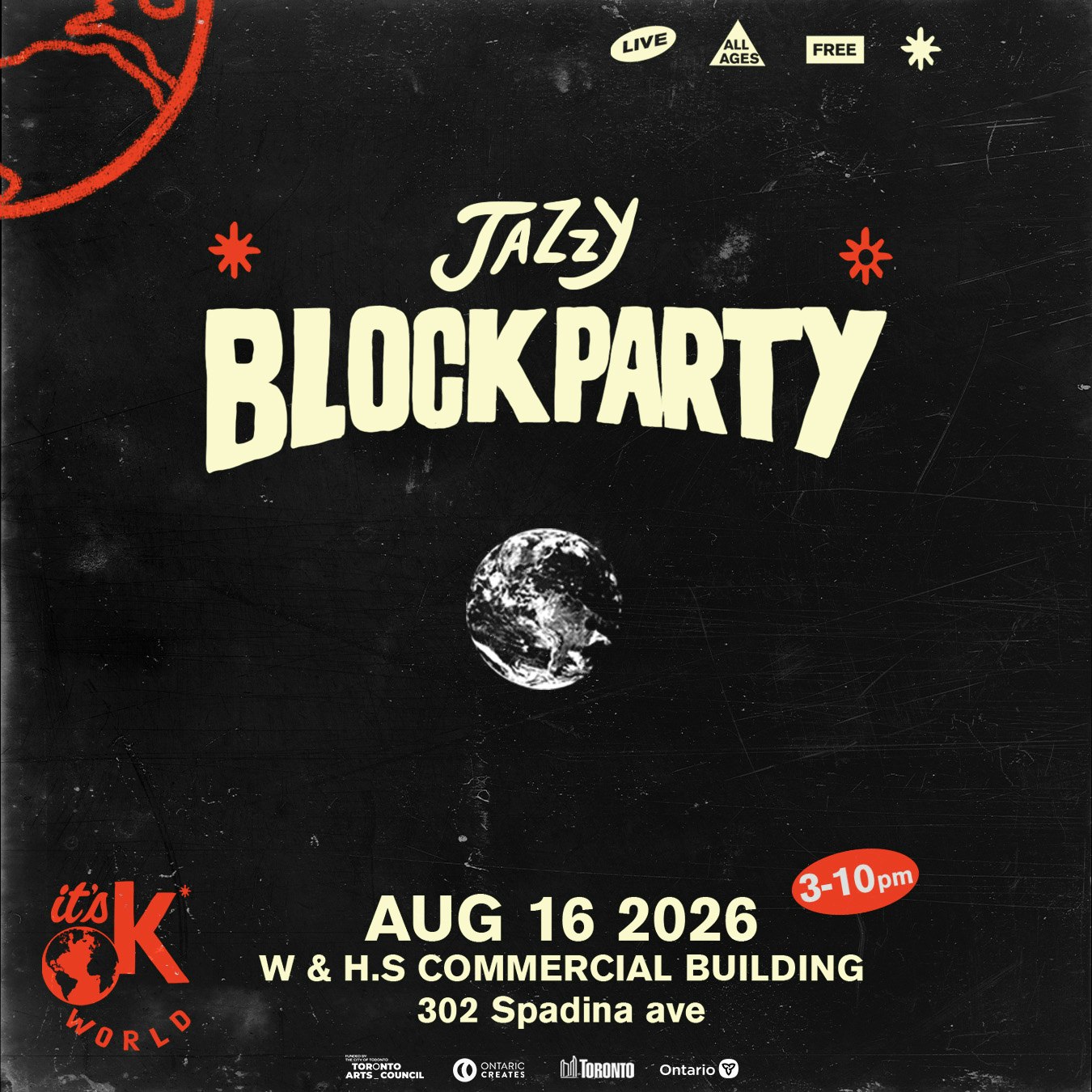 JAZZY BLOCKPARTY - It's Ok* World Closing Party Tickets | Free