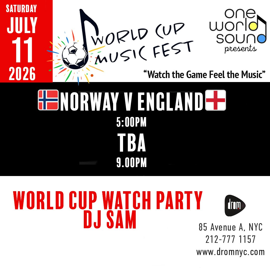 NORWAY vs ENGLAND & TBA w/ DJ SAM
