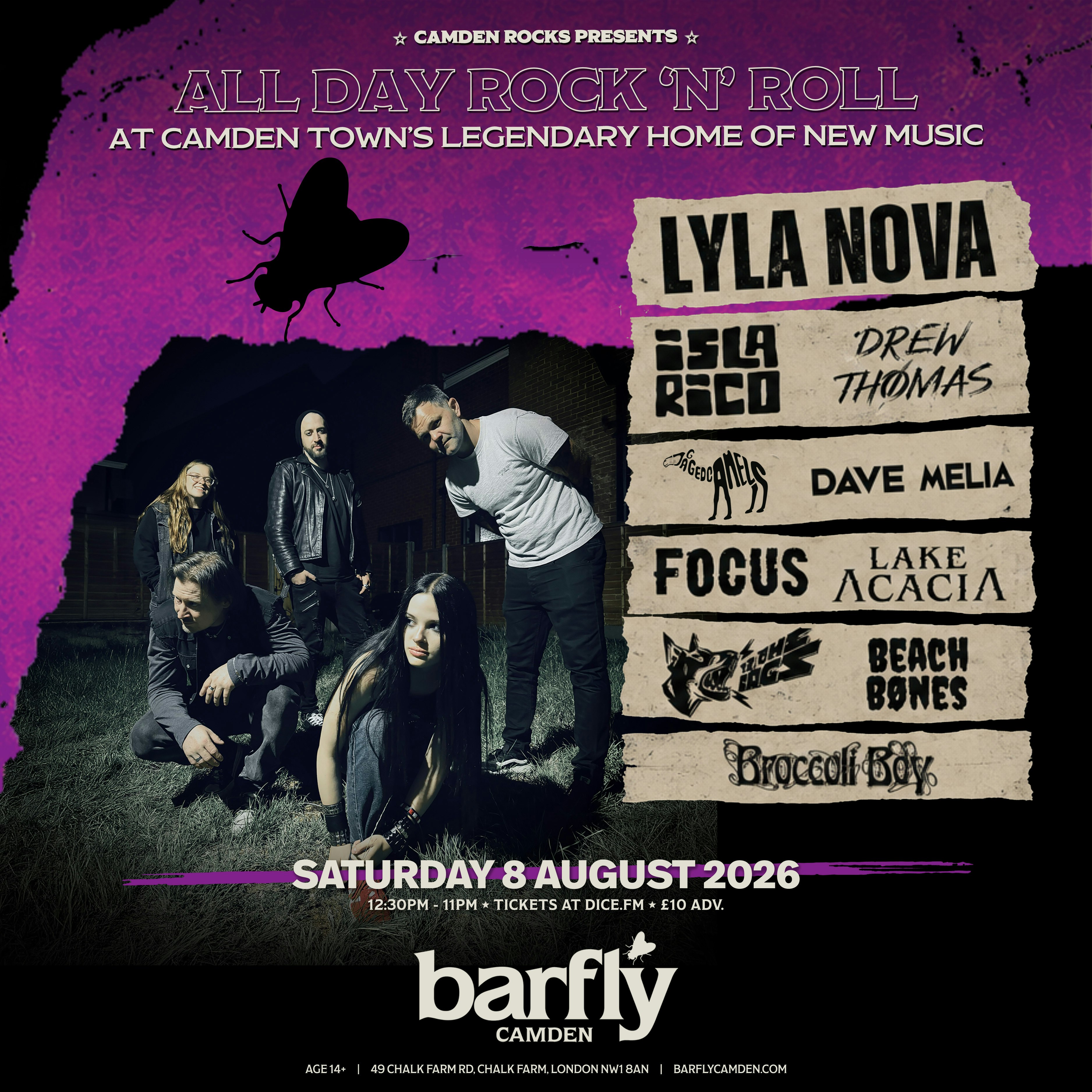 Camden Rocks All Dayer w/ Lyla Nova & more