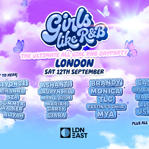 Girls Like R&B - Summer Open-Air Festival - Sat 12th September