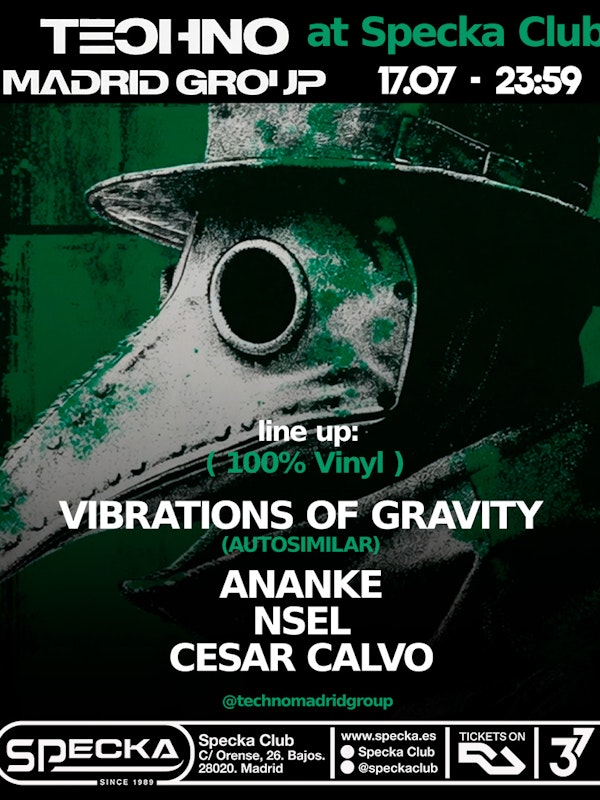 Techno Madrid Group 100% vinyl I Specka Club