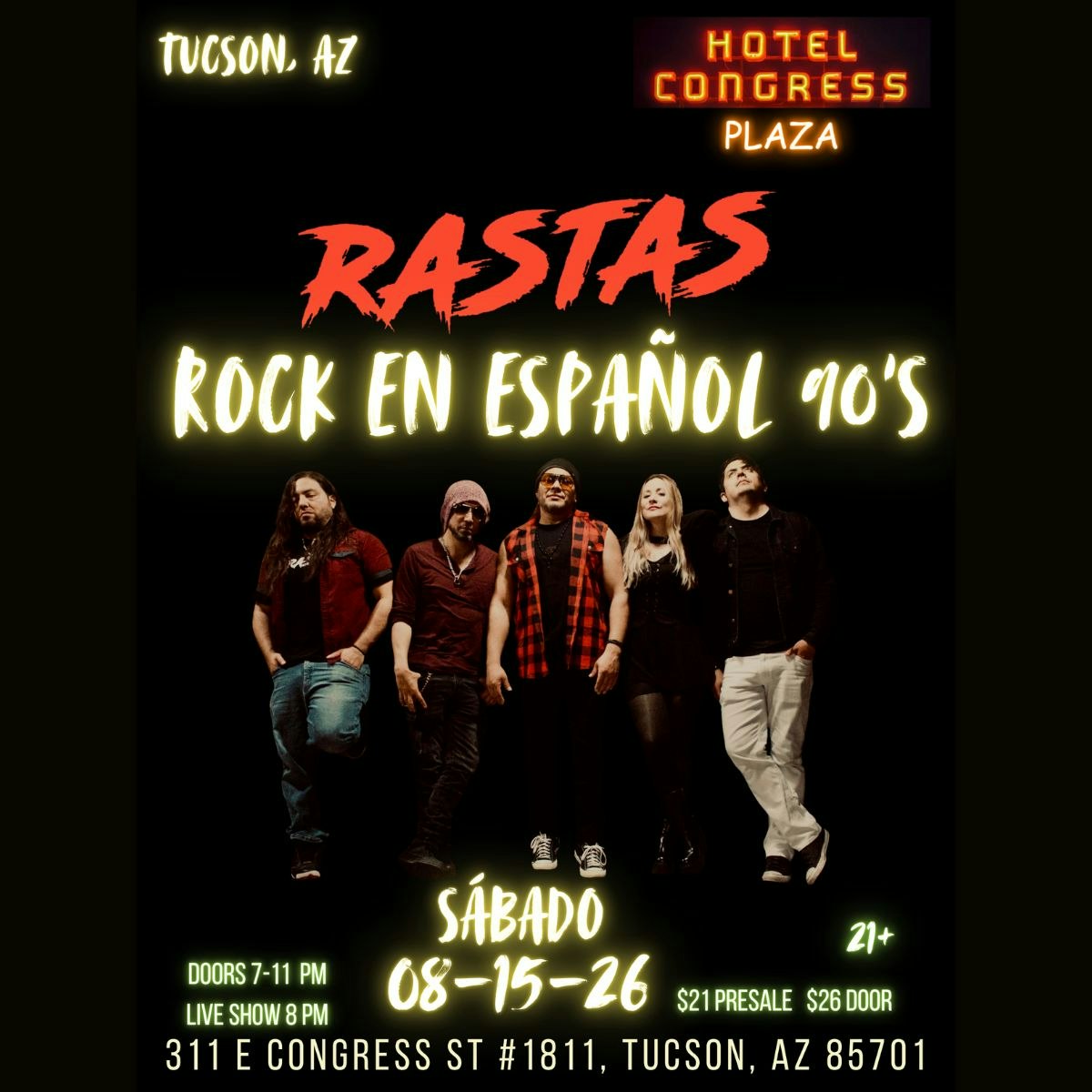 Rock en Español 90’s Legends by Rastas Retro