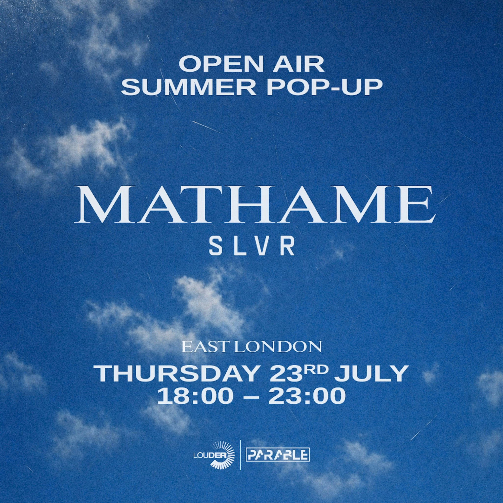 Mathame Open Air Summer Pop-Up