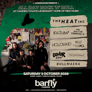 Camden Rocks All Dayer w/ The Heat Inc & more