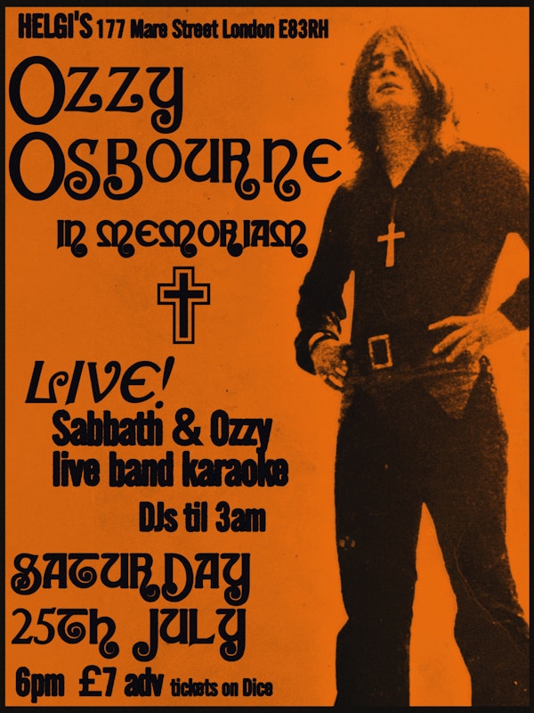 Ozzy Osbourne in memoriam