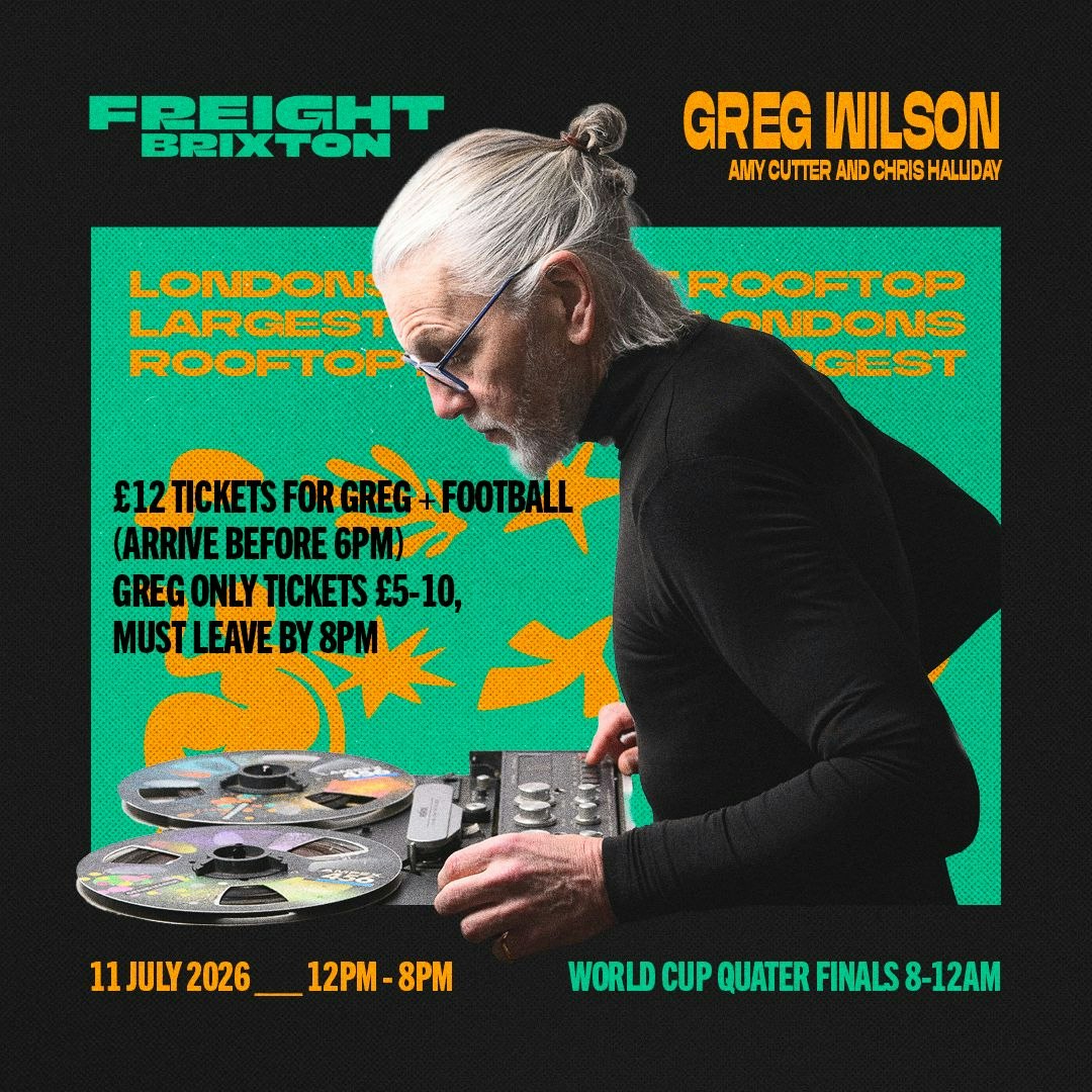 Greg Wilson Rooftop Day Party