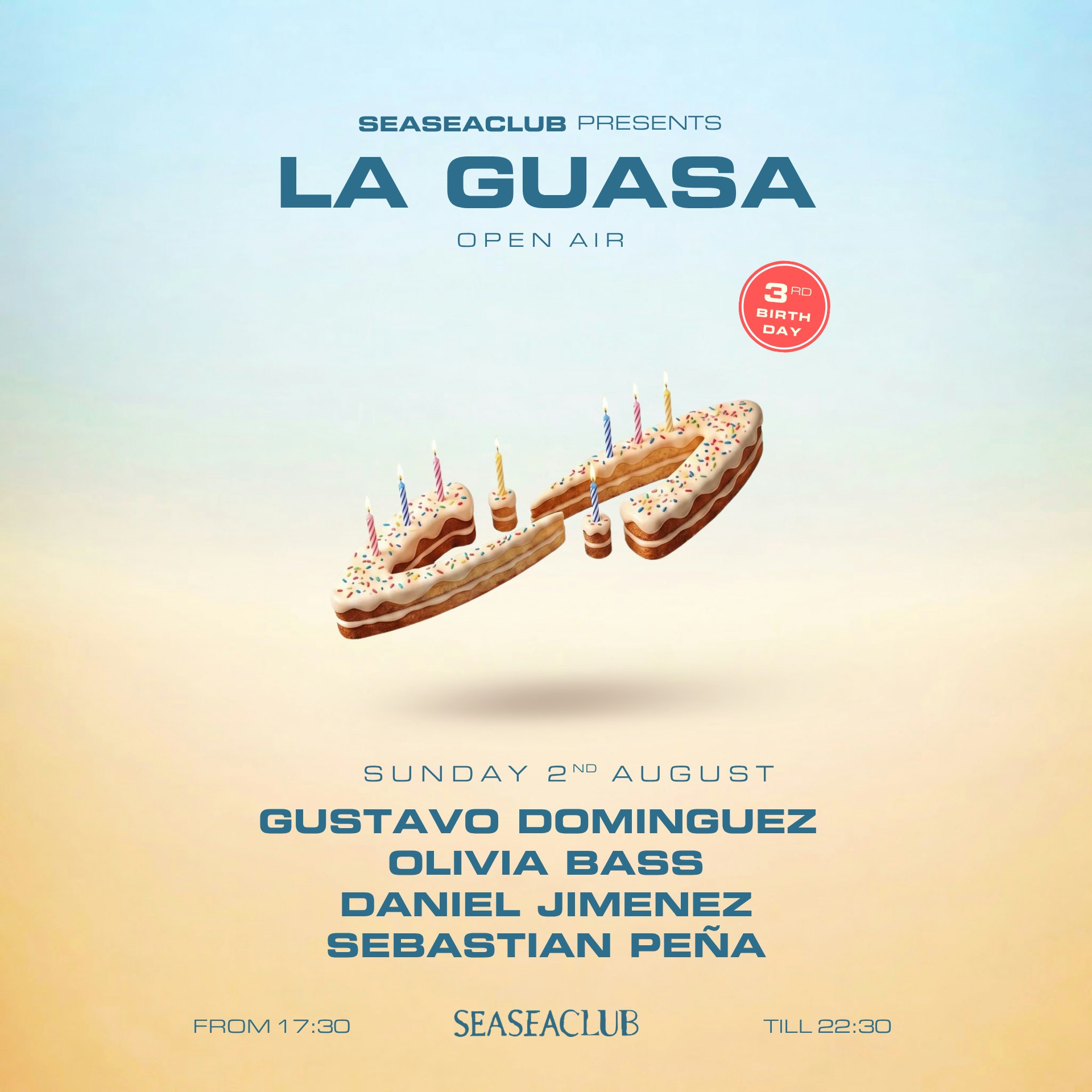 LA GUASA pres. GUSTAVO DOMÍNGUEZ (OPEN AIR + afterparty)