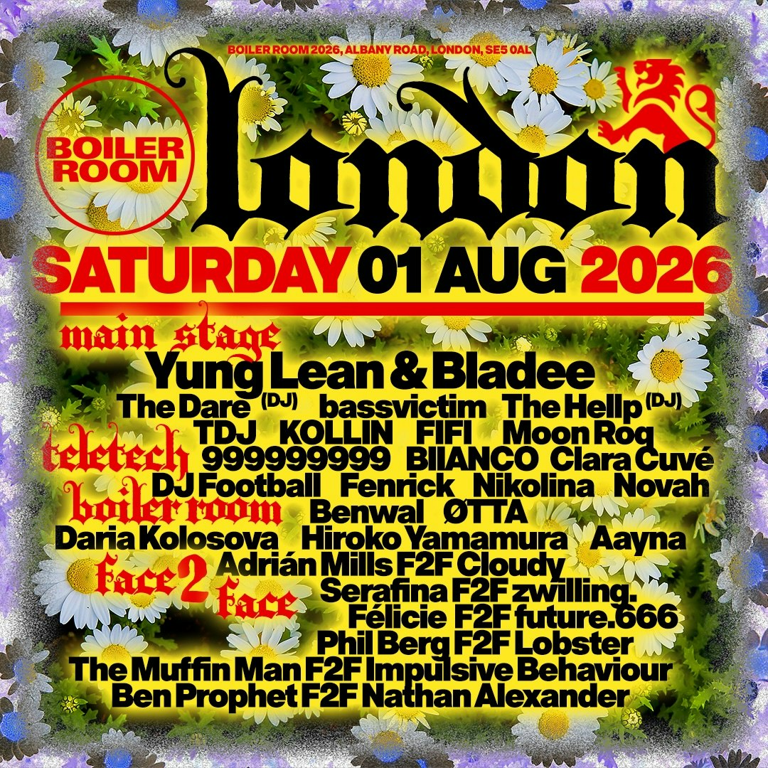Boiler Room: London | Saturday