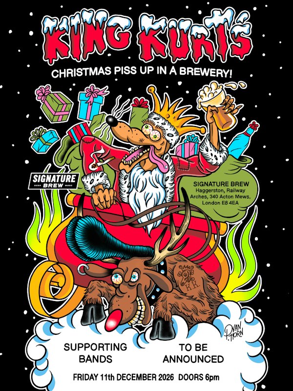 King Kurt's Christmas Pissup in a Brewery | London