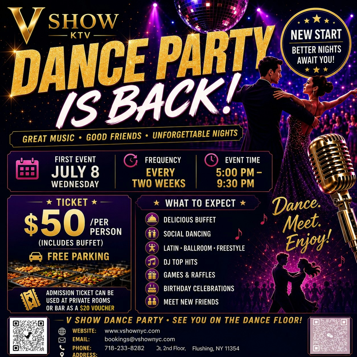 VShow Presents: Social Dance Party
