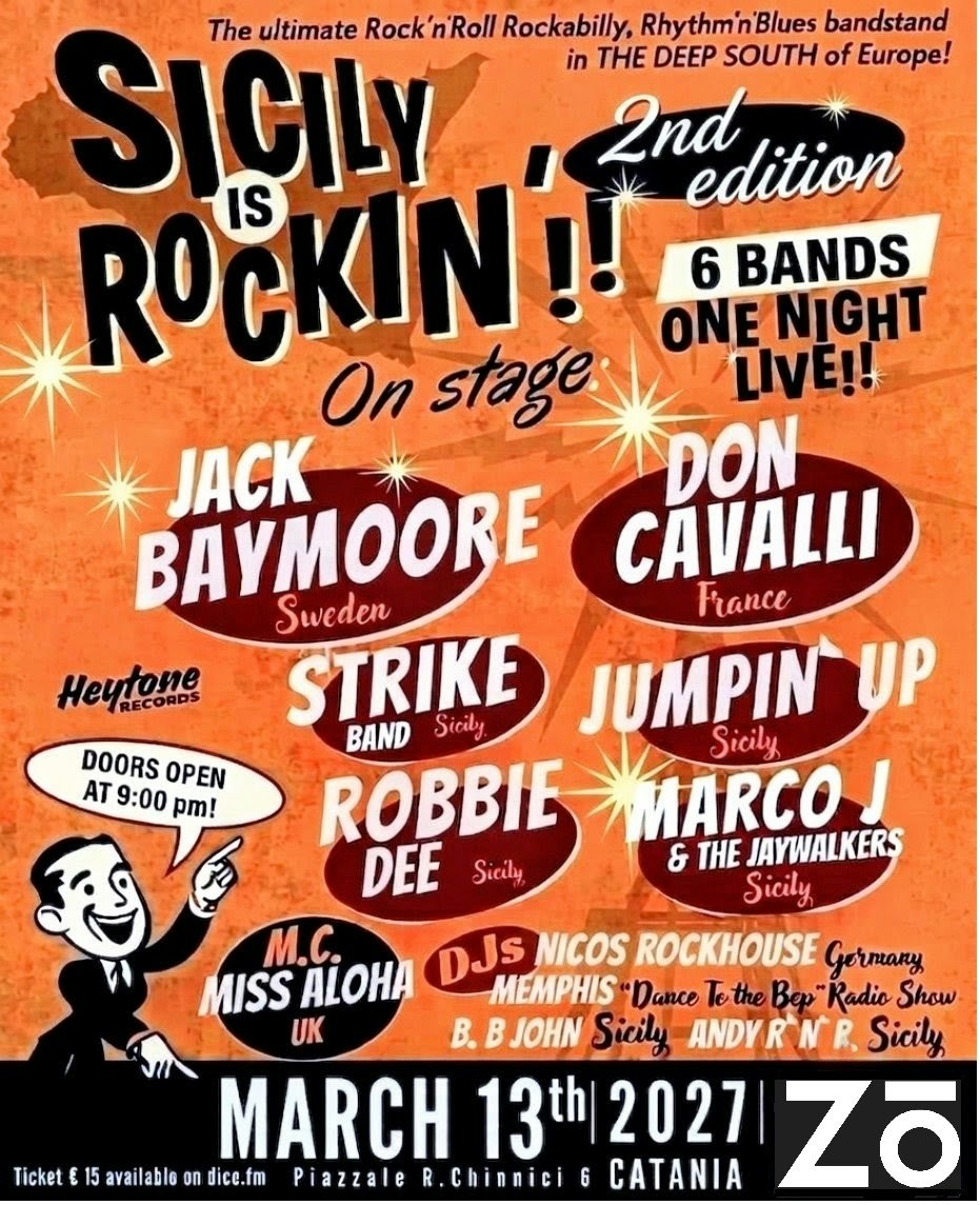 Sicily is rockin' Tickets | 13 Mar | Zō Centro Culture