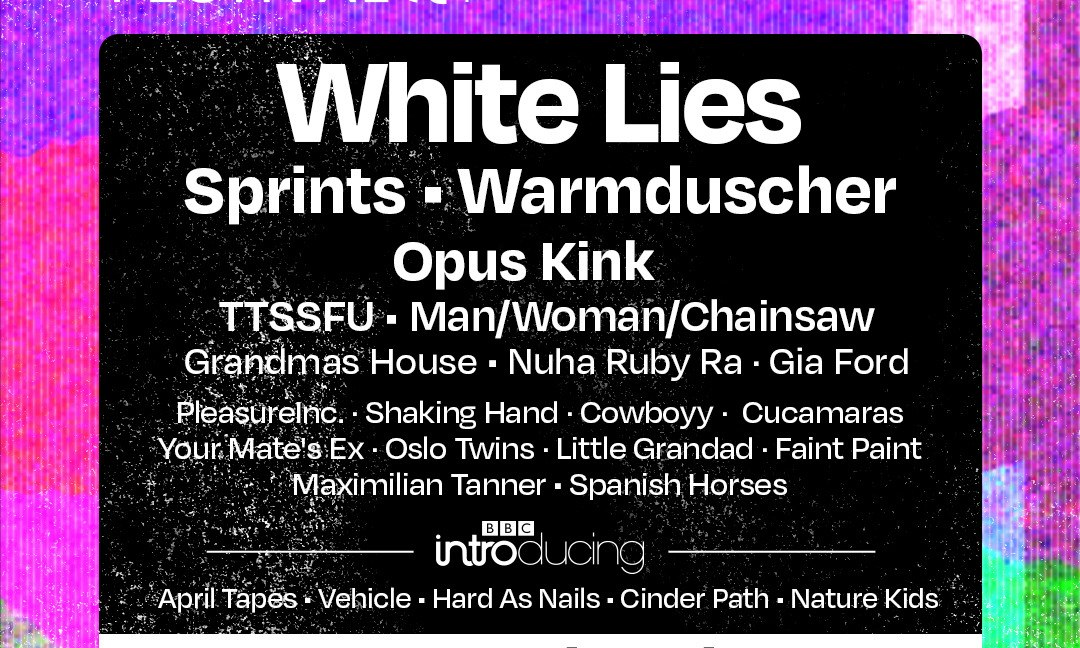 Float Along Festival 2026 (White Lies, Sprints)