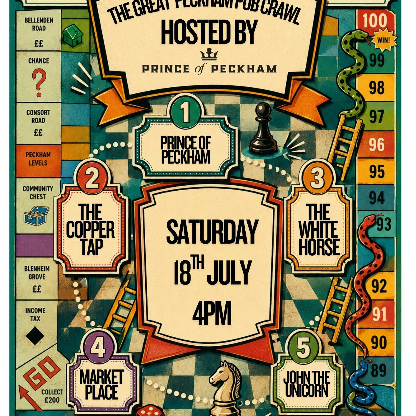 THE GREAT PECKHAM PUB CRAWL