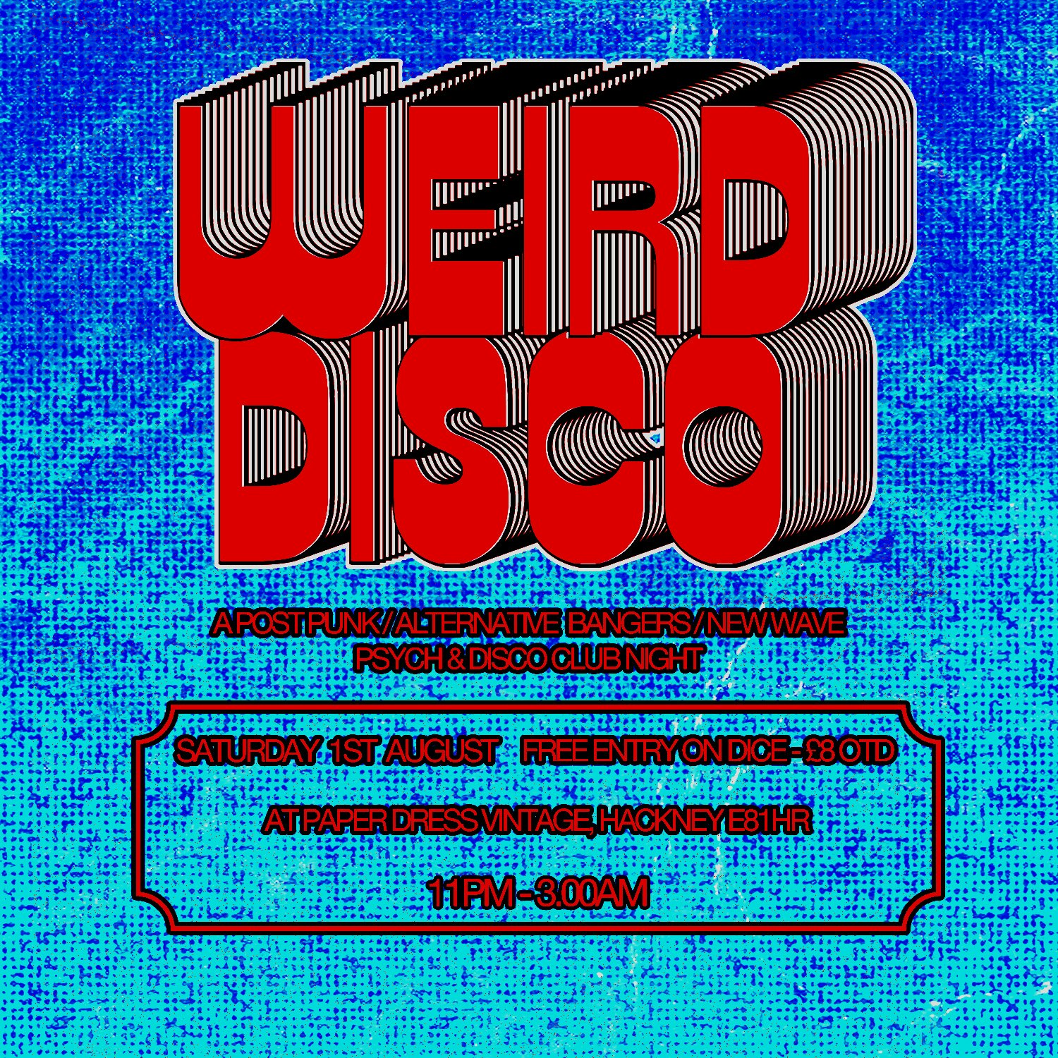 Weird Disco Club Night