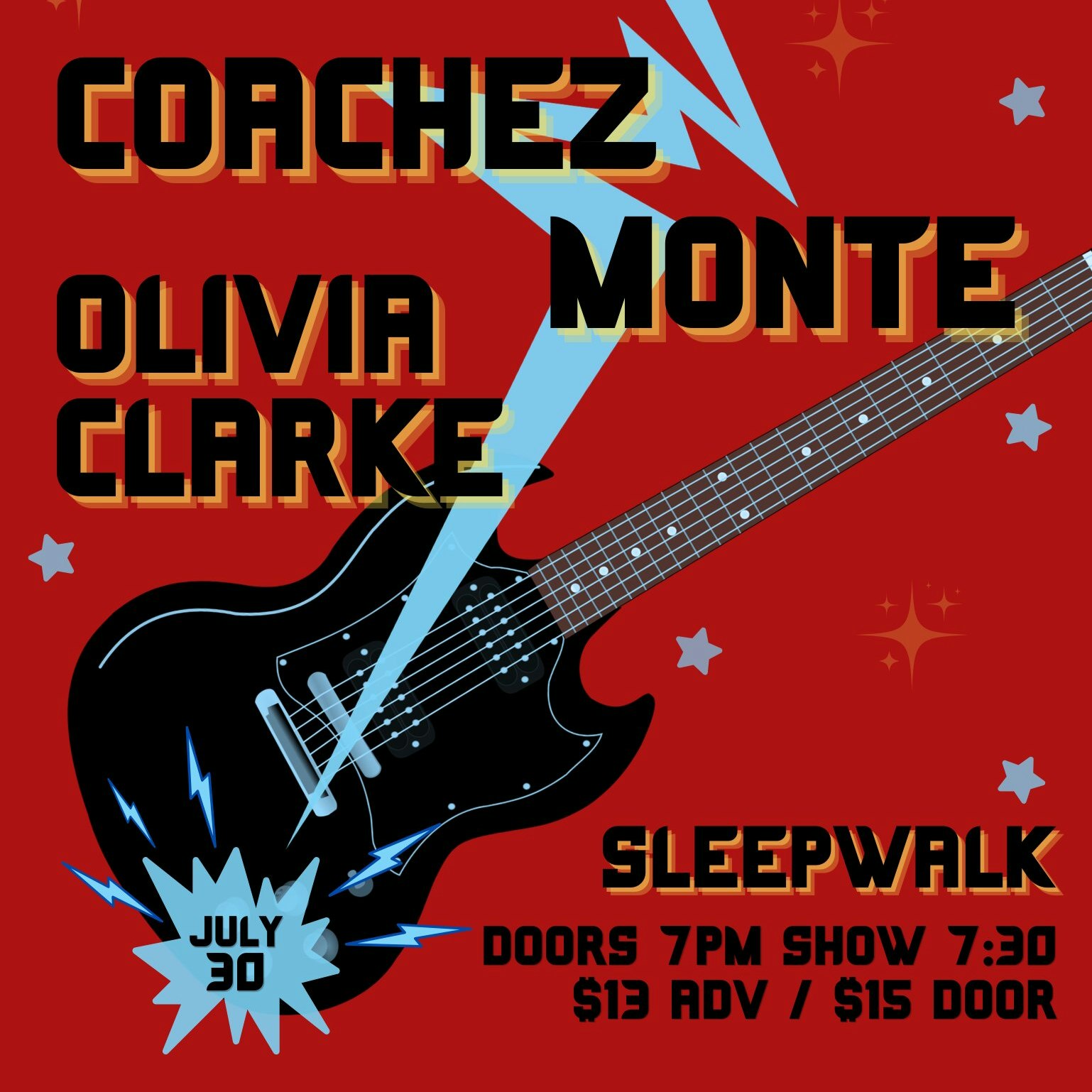 Coachez, Monte, Olivia Clarke - Sleepwalk