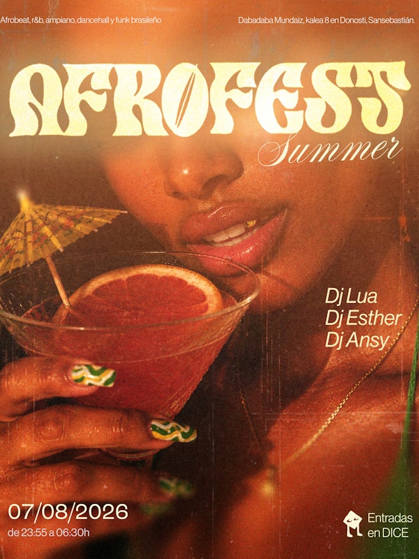 AfroFest Summer: Dj Lua + Dj Esther + Dj Ansy