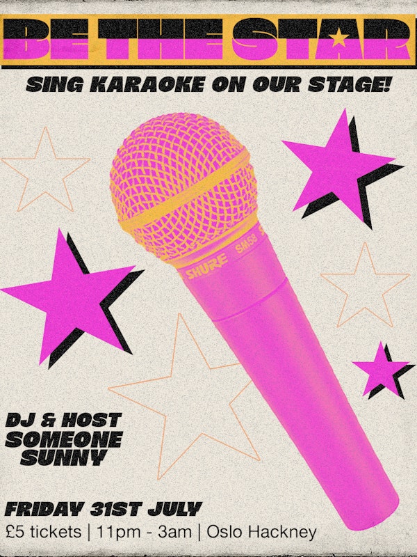 BE THE STAR - sing live on our stage! - Karaoke & Club Night