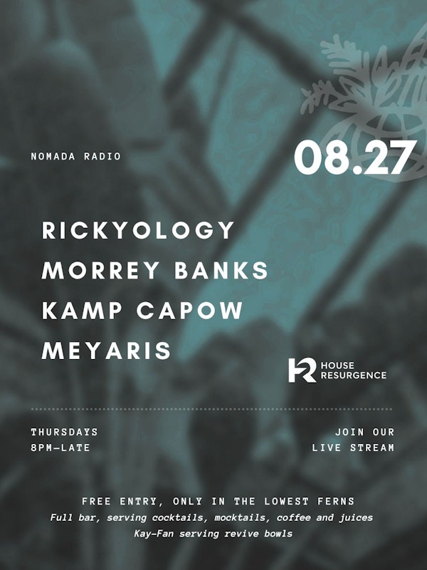 NOMADA Radio Thursday - 'House Resurgence Night' 8.27 (free entry)