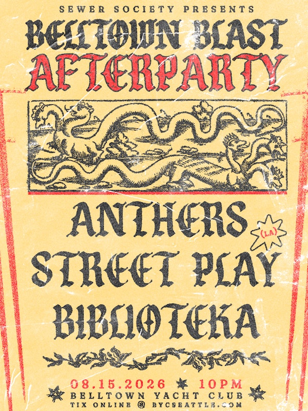 Belltown Blast Afterparty: Anthers, Street Play, Biblioteka