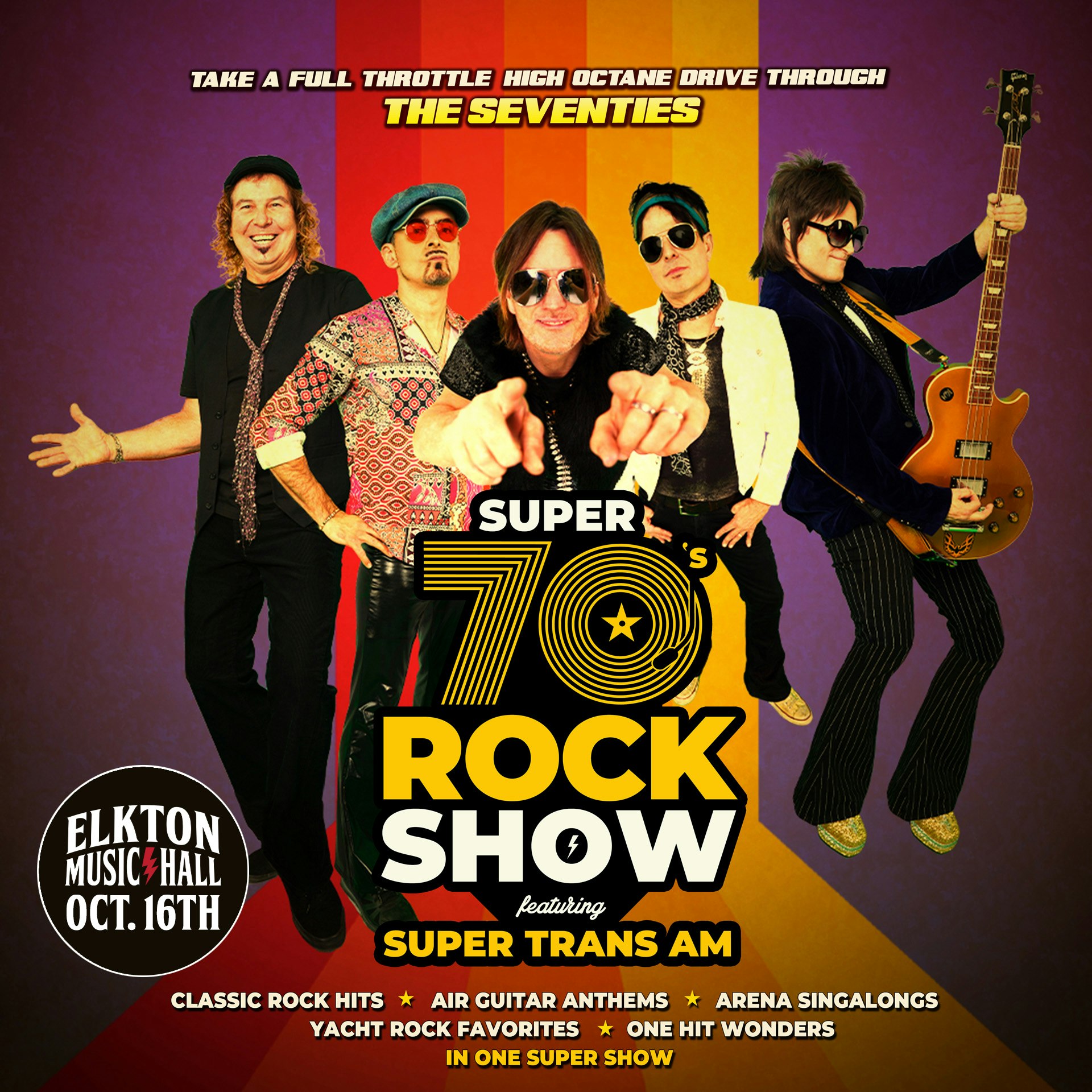 Super 70's Rock Show featuring Super Trans Am Tickets | From $42