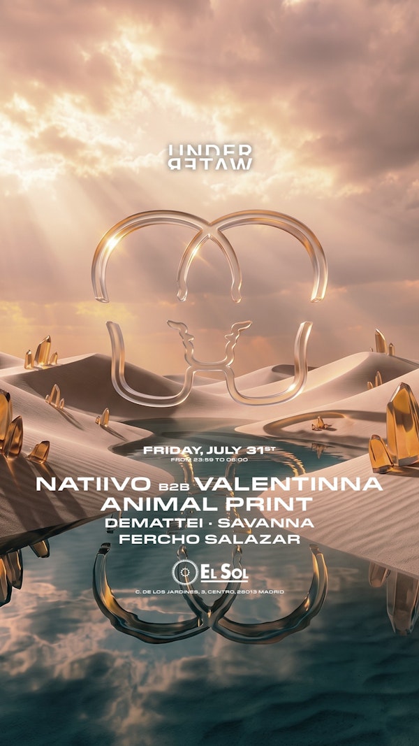 UNDERWATER with Natiivo b2b Valentinna, Animal Print, Demattei, Savanna, Fercho Salazar