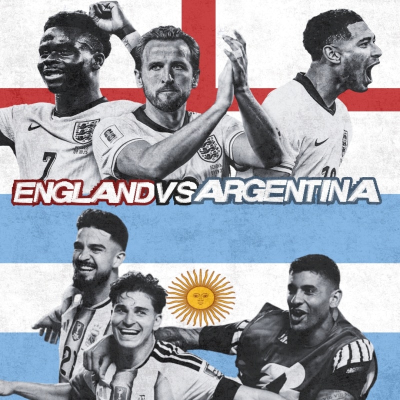 World Cup 2026: England vs Argentina