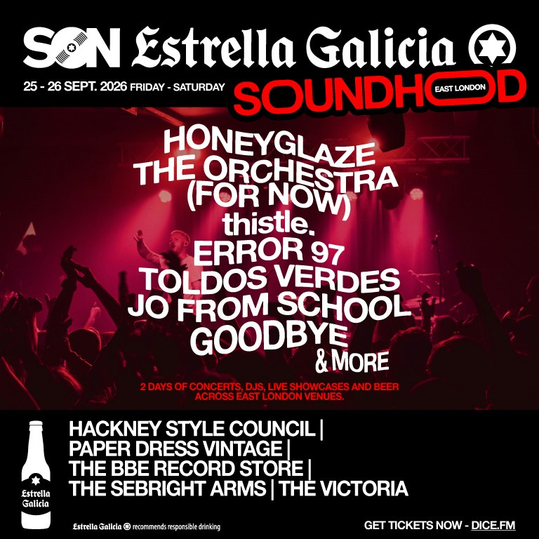 Cover image for Soundhood East London | SON Estrella Galicia