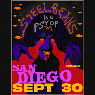 Steel Beans is… a Psyop Tour 2026 at Soda Bar in San Diego, CA