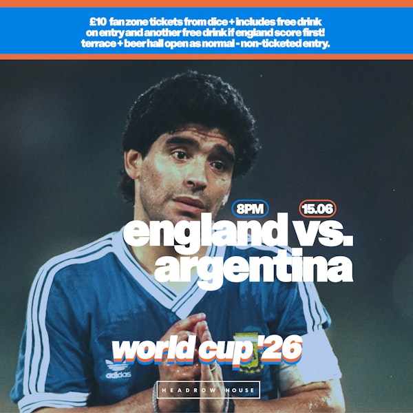 World Cup: England vs Argentina