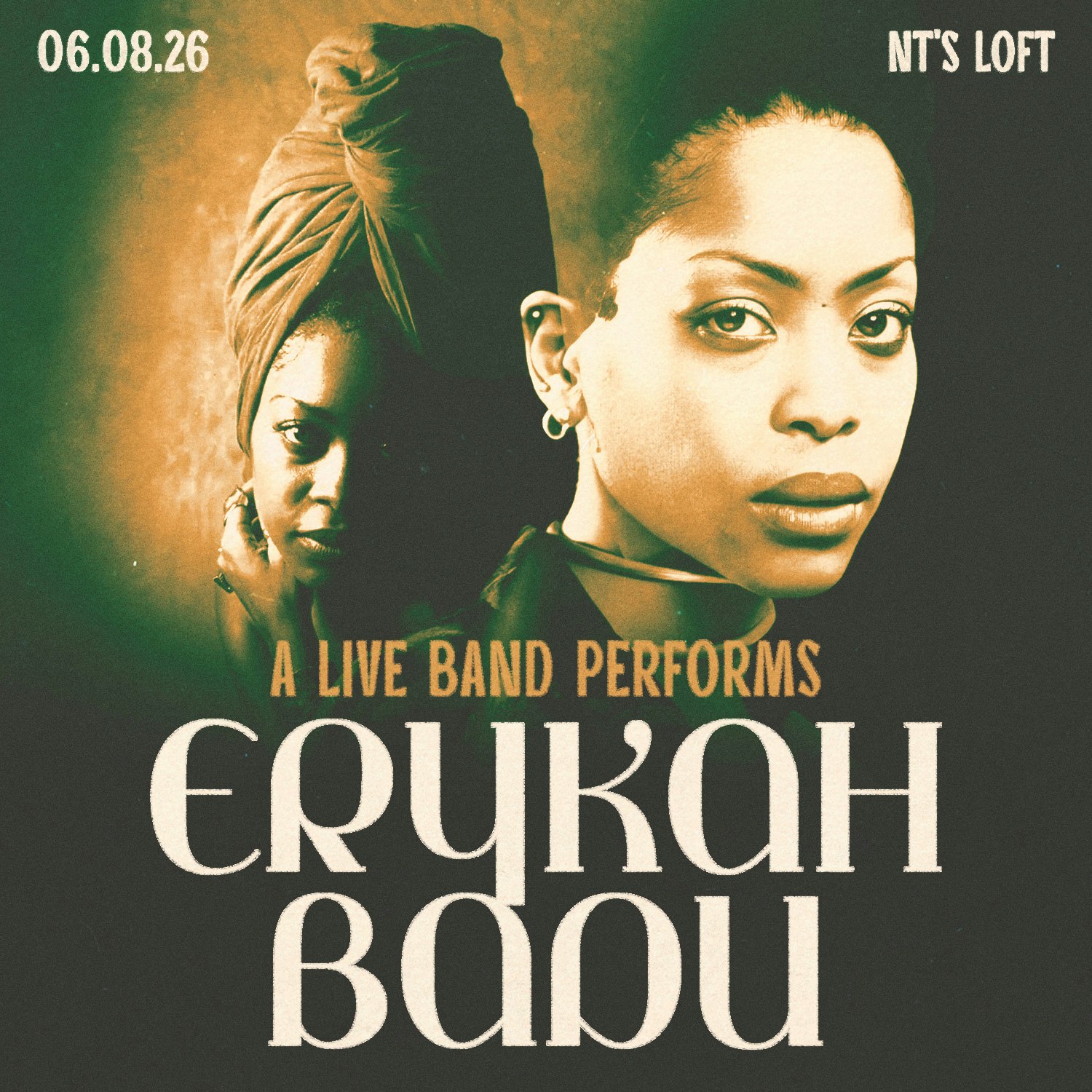 A Live Band Performs Erykah Badu