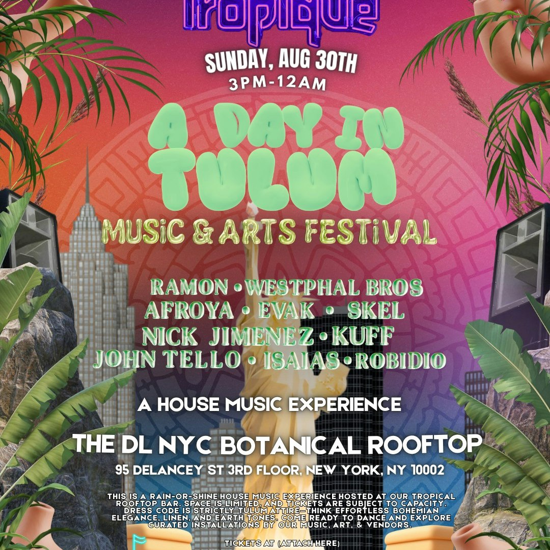 A Day In Tulum Music & Arts Festival by Tropique