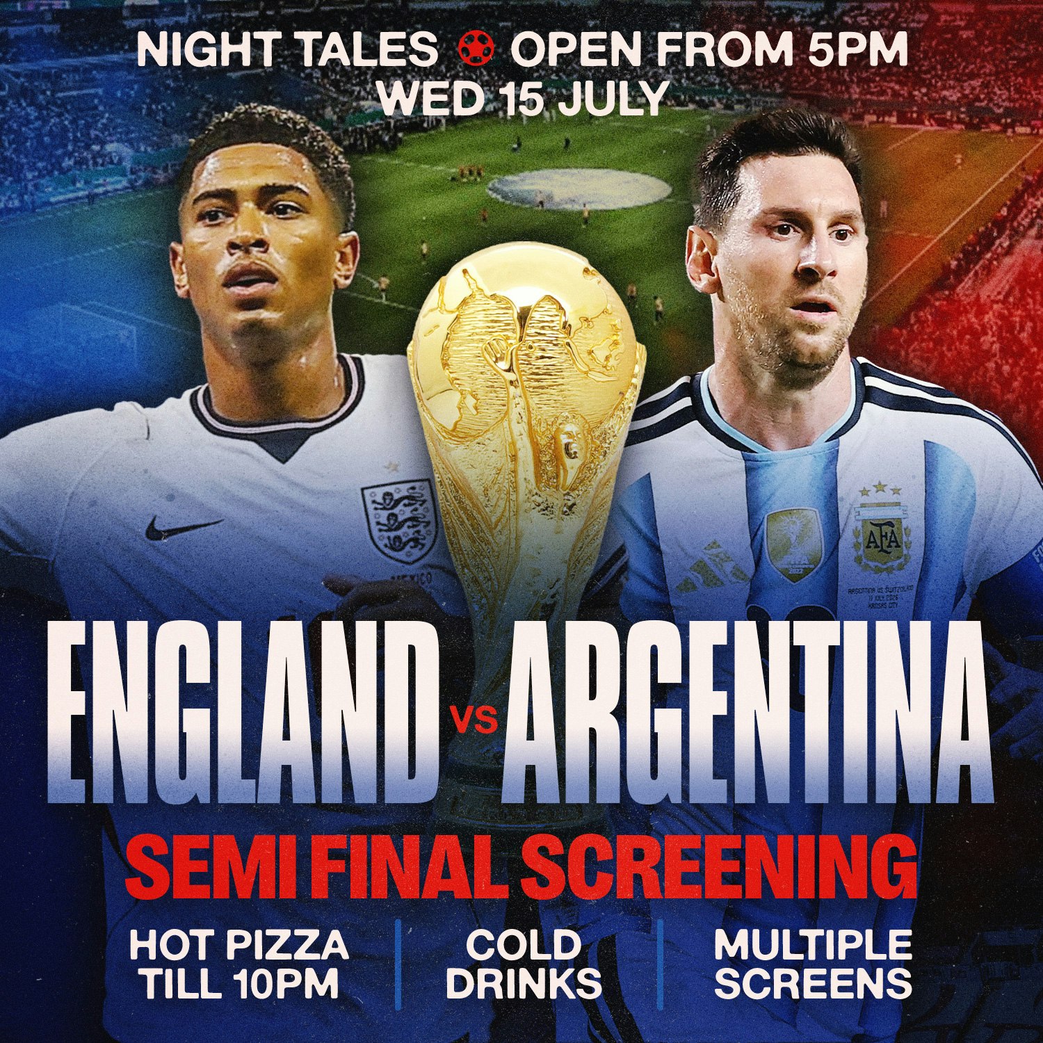 ENGLAND V ARGENTINA || HACKNEY WORLD CUP SCREENING