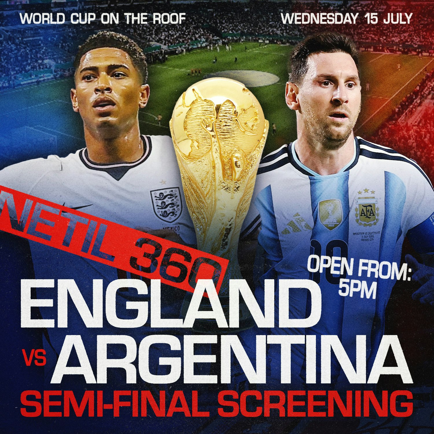 England vs Argentina | World Cup Screening