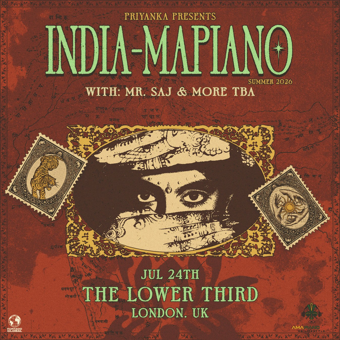 Priyanka Presents: India-mapiano London
