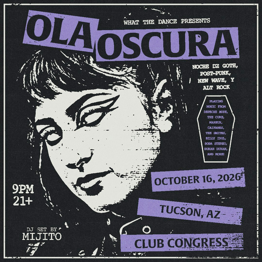 What The Dance presents  ⁺‧₊˚ ཐི⋆ OLA OSCURA: NOCHE DE GOTH WAVE Y ALT ROCK ⋆ཋྀ ˚₊‧⁺