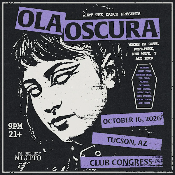 What The Dance presents ⁺‧₊˚ ཐི⋆ OLA OSCURA: NOCHE DE GOTH WAVE Y ALT ROCK ⋆ཋྀ ˚₊‧⁺