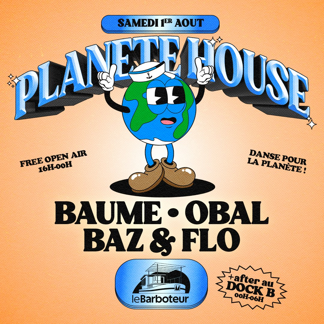 Open Air Planète House x Canal Barboteur ( Gratuit )