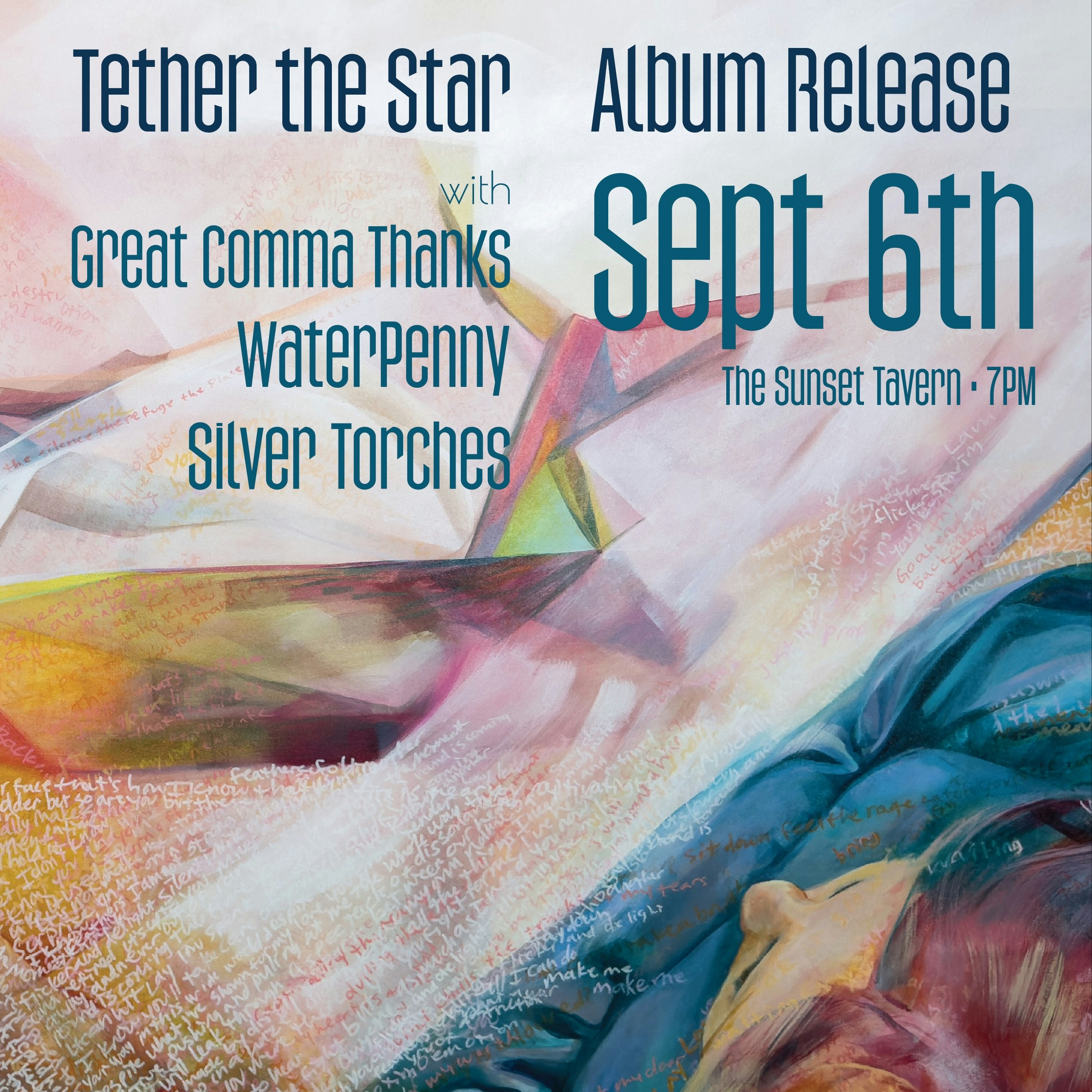 Great Comma Thanks, Waterpenny, Silver Torches, Tether the Star at The Sunset Tavern