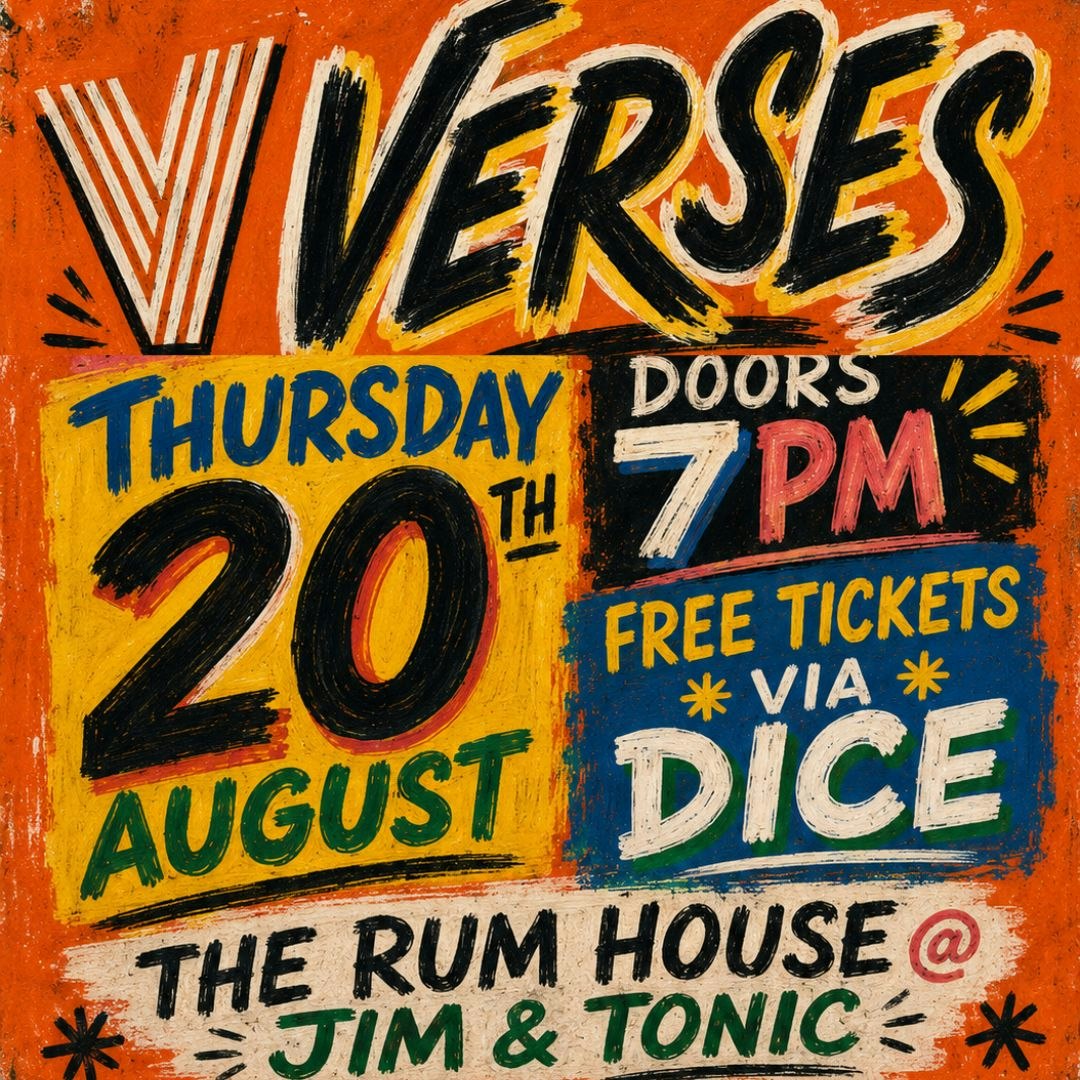 VERSES Poetry Night: Rooftop Special IV
