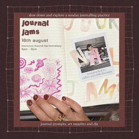 Journal Jams: DJs & journals for your Sunday reset