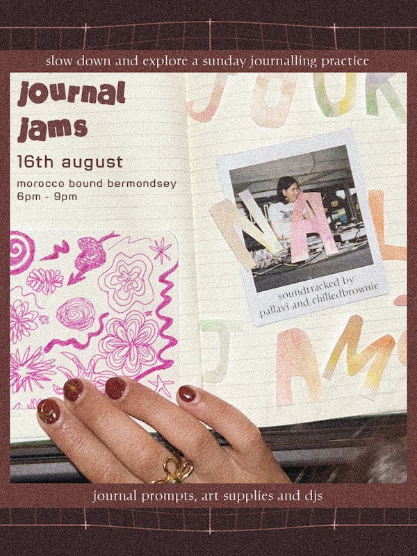 Journal Jams: DJs & journals for your Sunday reset