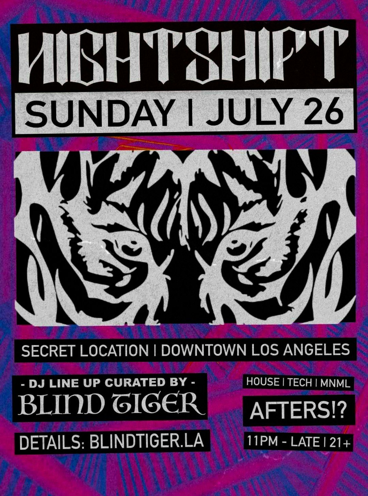 Nightshift Afterhours Tickets | From Free | 26 Jul @ The Lexington