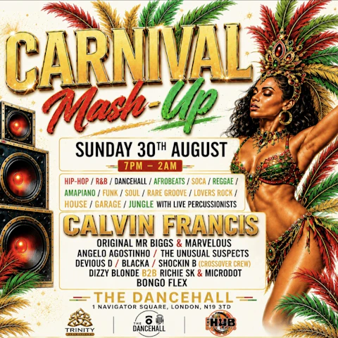 Carnival Mash-up (Bank Holiday Sunday)