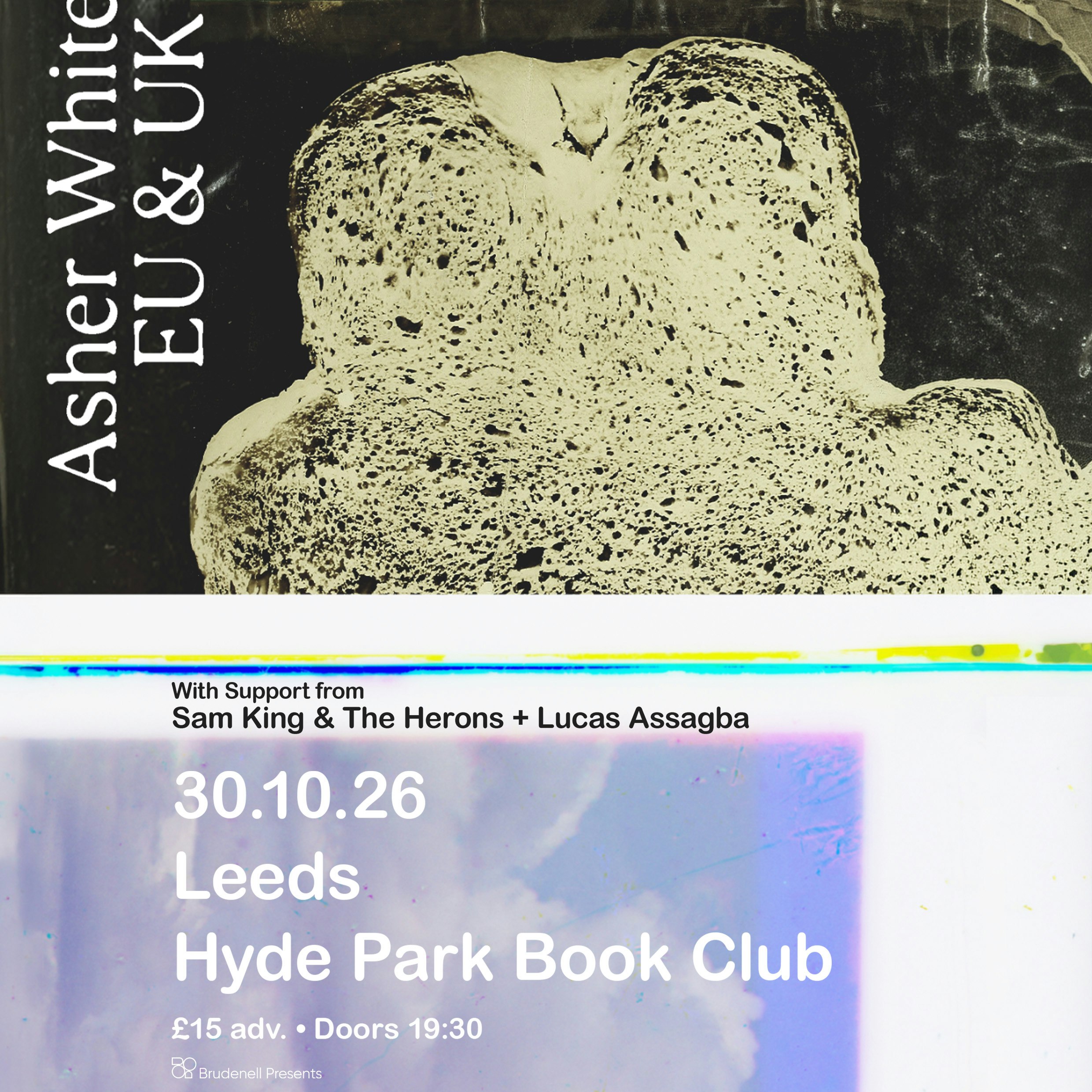 Asher White at Hyde Park Book Club, Leeds