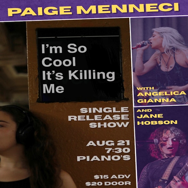 Paige Menneci Single Release Show with Angelica Gianna & Jane Hobson