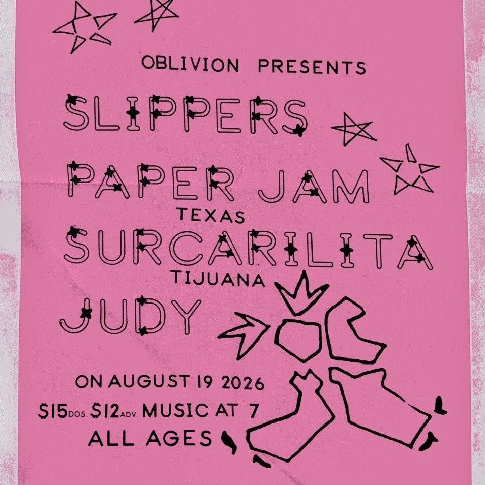 Slippers, Paper Jam, Surcarlita, Judy