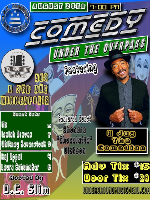 Comedy Under The Overpass: K Jay The Comedian
