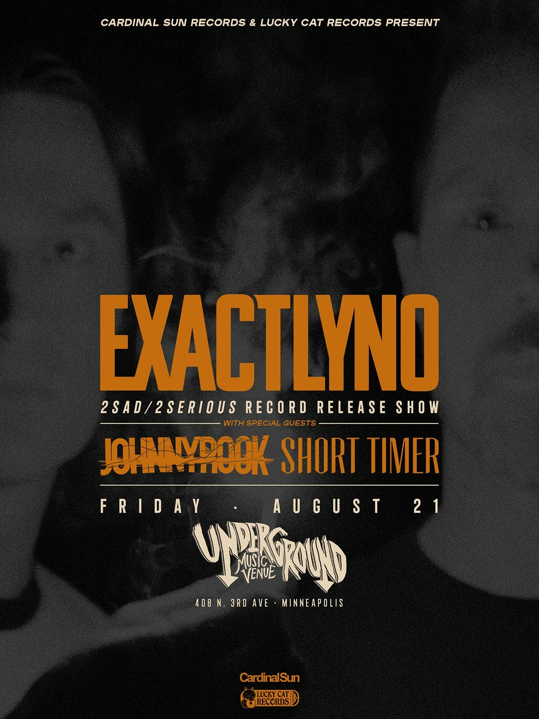 ExactlyNo, Johnnyrook, Short Timer flyer